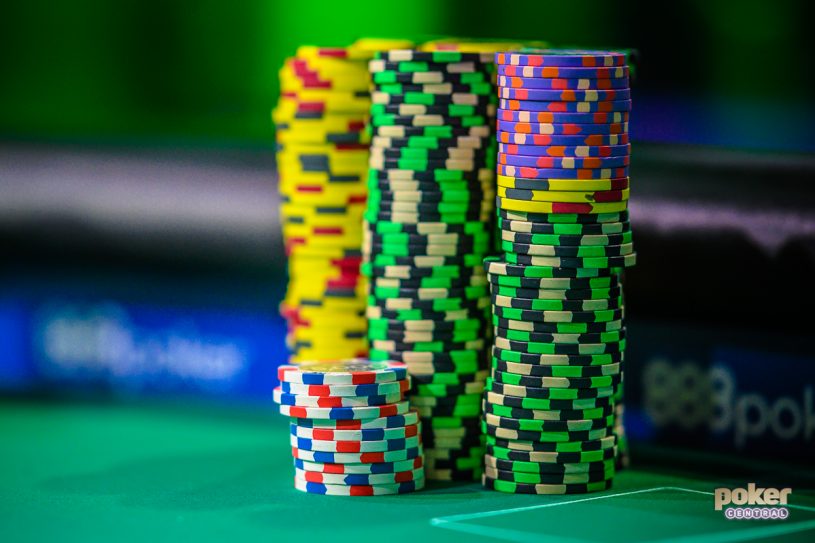 Another name for poker stakes