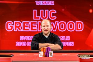 Luc Greenwood wins the first ever British Poker Open event.