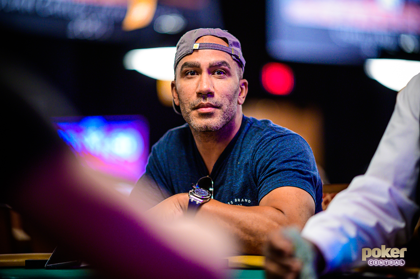 Bill Perkins în acțiune în timpul World Series of Poker.