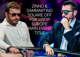 Anthony Zinno & Dario Sammartino headline the 2019 World Series of Poker Europe final table.