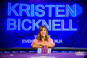 Kristen Bicknell claimed the biggest victory of her poker career at the 2019 Poker Masters.