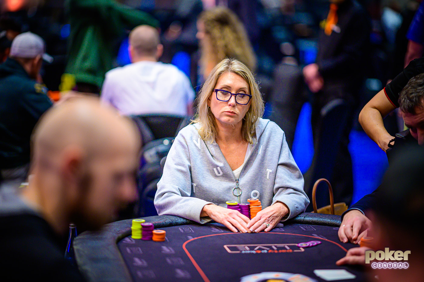 how old is poker player kathy lehne