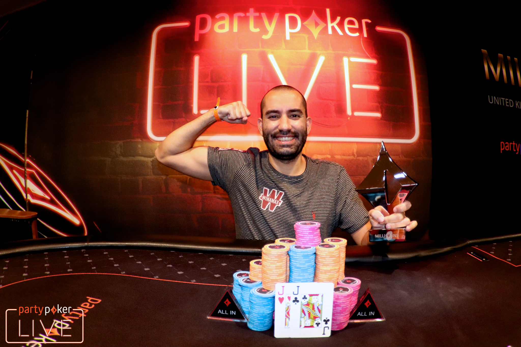 Joao Vieira Wins The Partypoker Millions Uk High Roller Finale For 250 000 Poker Central