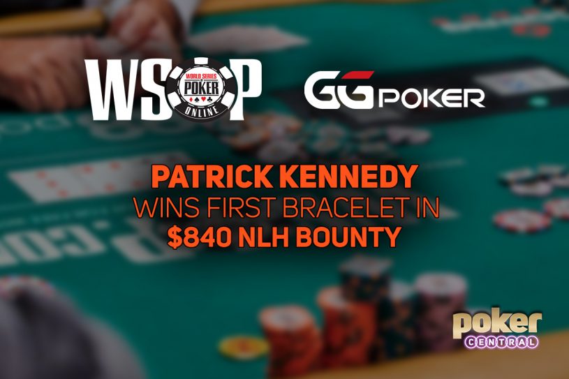 patrick kennedy wins first bracelet in ggpoker wsop online 840 bounty no limit hold em for 245 448 poker central patrick kennedy wins first bracelet in