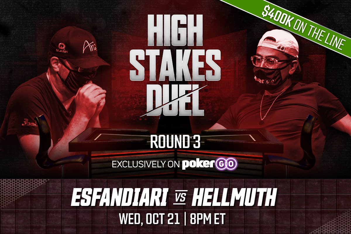 High Stakes Duel | Round 3 with Phil Hellmuth and Antonio Esfandiari