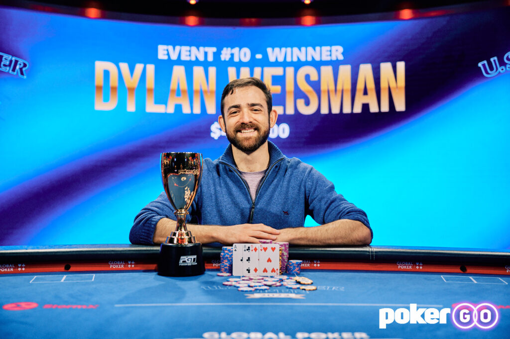 Dylan Weisman wins Event #10 at the 2022 U.S. Poker Open