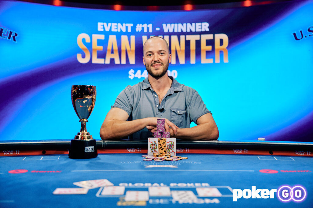 Sean Winter wins Event #11 at the 2022 U.S. Poker Open