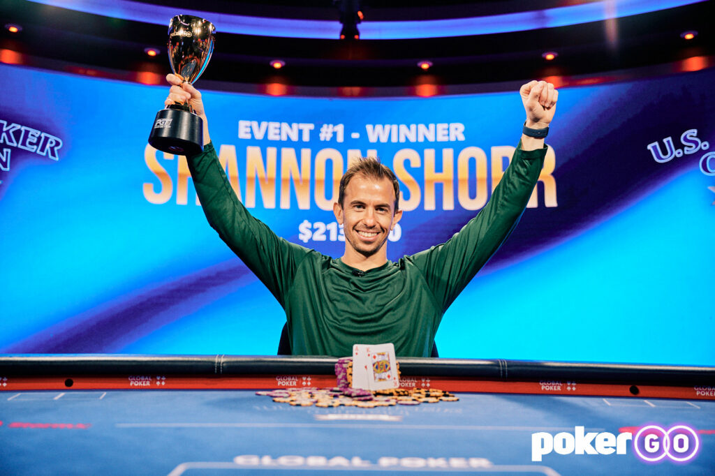 Shannon Shorr wins Event #1 at the 2022 U.S. Poker Open