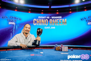 Chino Rheem wins Event #8 at the 2022 U.S. Poker Open