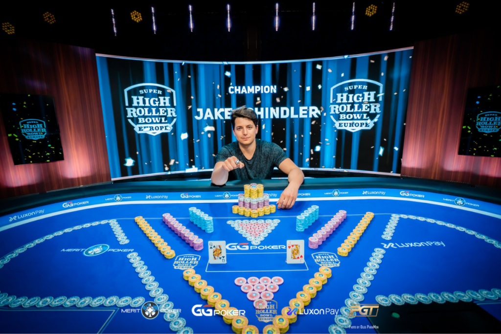 Jake Schindler wins 2022 Super High Roller Bowl Europe