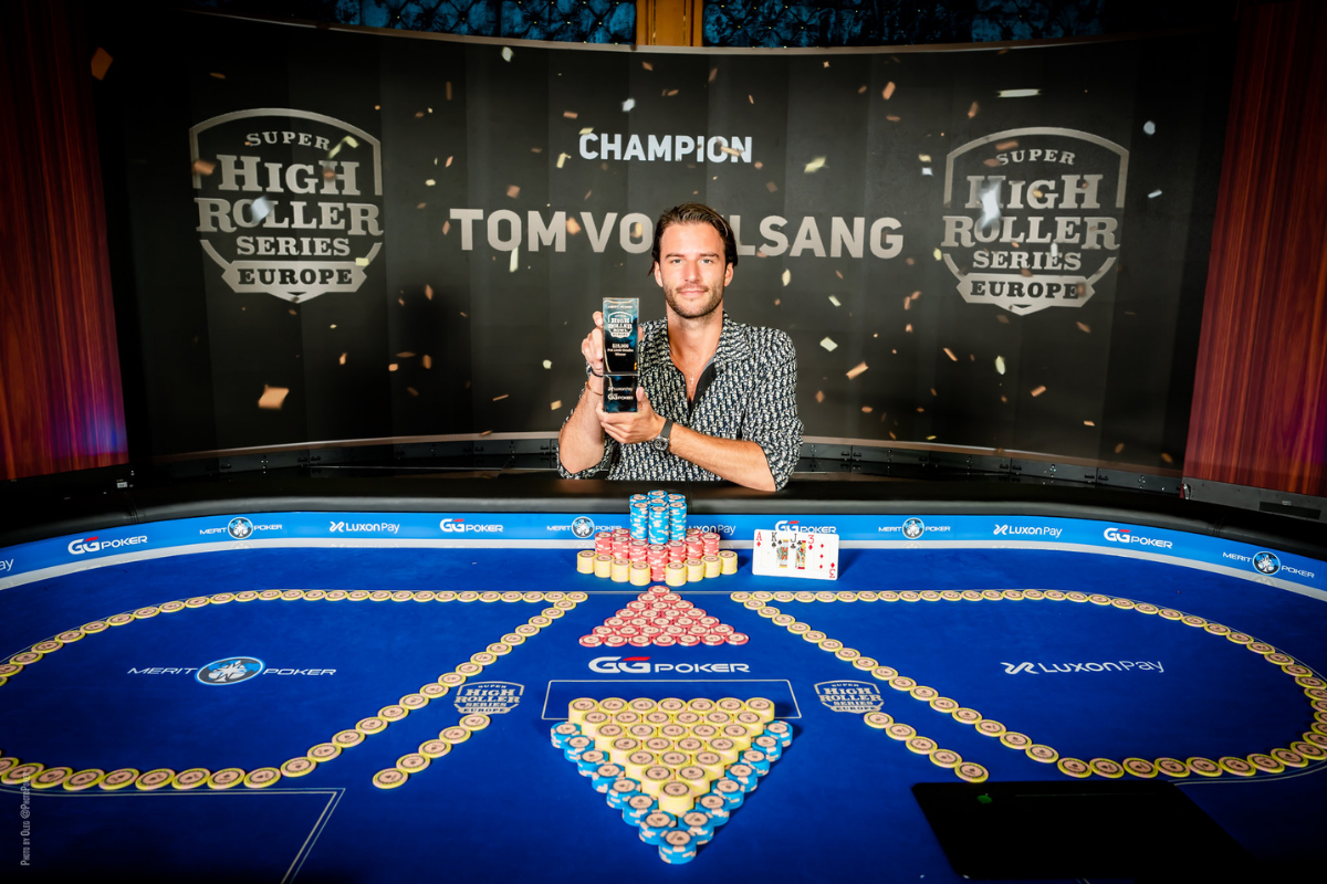 Tom Vogelsang wins 2022 Super High Roller Series Event #1