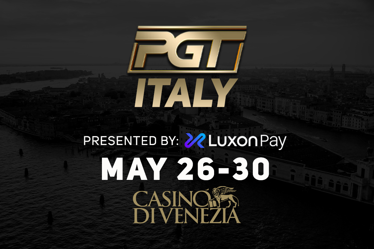 PGT Italy Announced for May 26-30
