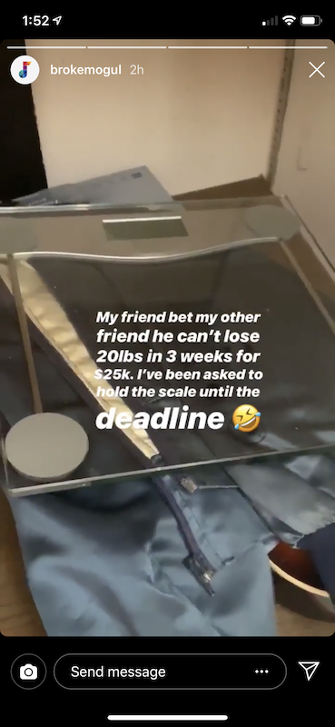 Can Randall Emmett lose 20lbs in three weeks?