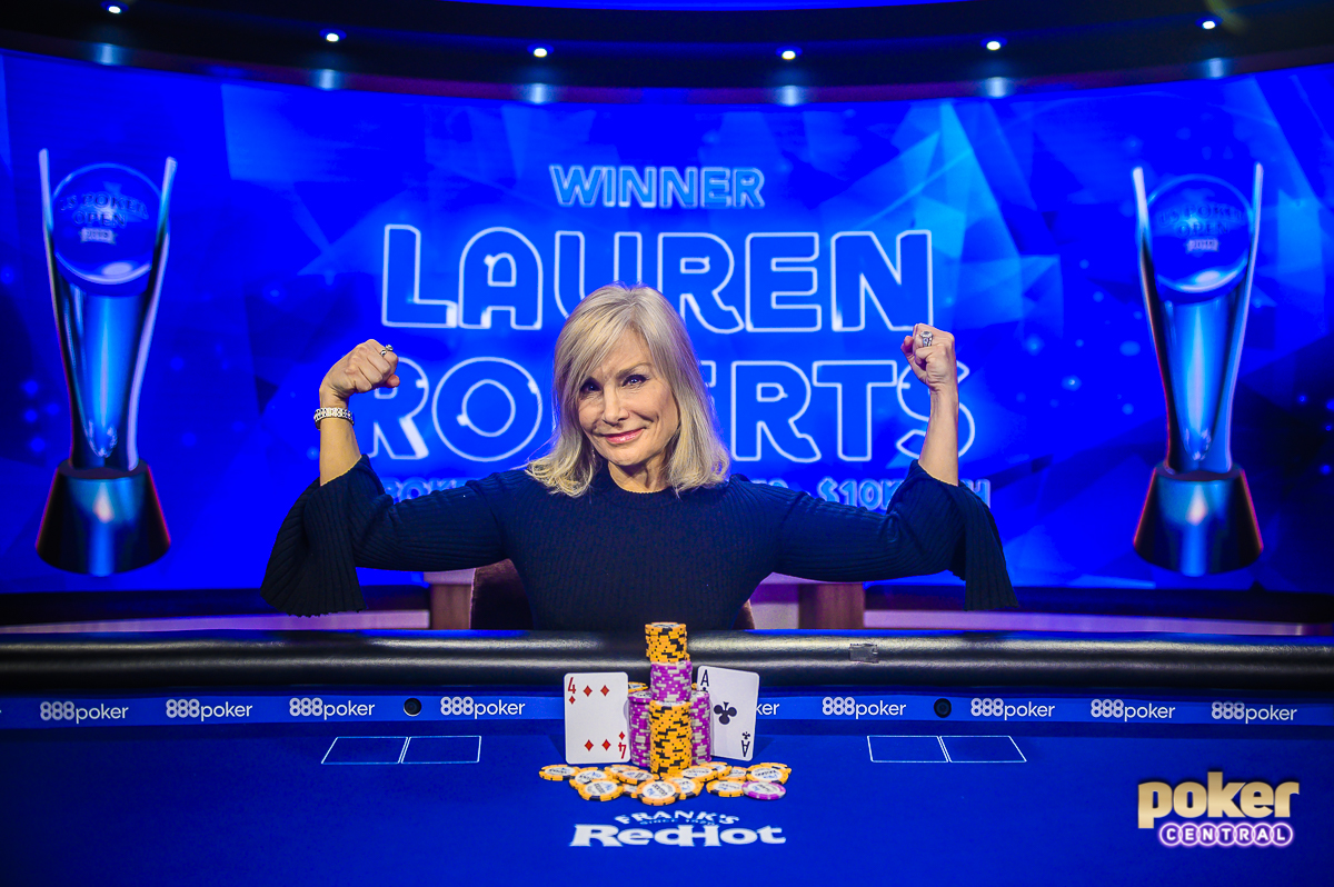 how old is lauren roberts poker