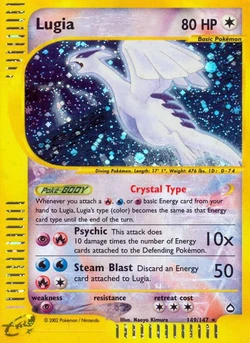 pokemon card index Lugia 78/124 Fates Collide Holo Rare Pokemon Card Near Mint