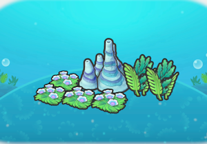 摇曳的花圃与海藻
