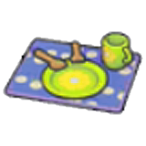 Flowery table setting