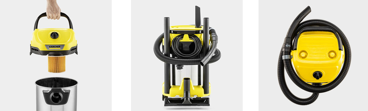 Karcher WD3 Premium Aspiratore Multifunzione più Set accessori per