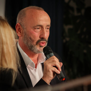 Horváth József biztonságpolitikai szakértő. Fotó: Szolnoki Dániel.