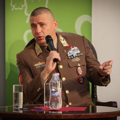 Dr. Ruszin-Szendi Romulusz tábornok. Fotó: Szolnoki Dániel.