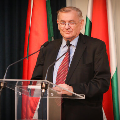 Lezsák Sándor az Országgyűlés alelnöke, a Nemzeti Fórum elnöke. Fotó: Szolnoki Dániel.