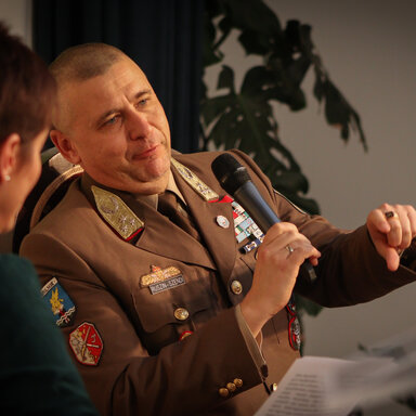 Dr. Ruszin-Szendi Romulusz tábornok. Fotó: Szolnoki Dániel.