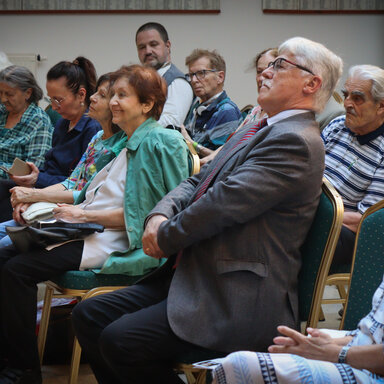 Dr. Horváth Béla a Kölcsey Kör vezetője. Fotó: Szolnoki Dániel.