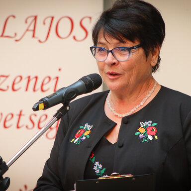 Farkas Katalin elnökhelyettes. Fotó: Szolnoki Dániel.