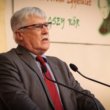 Dr. Horváth Béla a Kölcsey Kör vezetője. Fotó: Szolnoki Dániel.