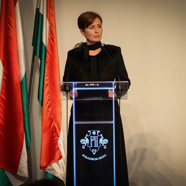 Trznadel Angéla, a Polgárok Háza programigazgatója. Fotó: Szolnoki Dániel.