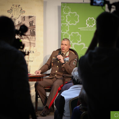 Dr. Ruszin-Szendi Romulusz tábornok. Fotó: Szolnoki Dániel.