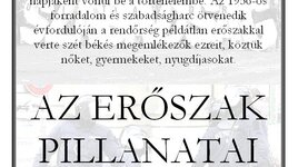 AZ ERŐSZAK PILLANATAI - fotókiállítás a 2006. október 23-ai rendőri brutalitásról immár a Polgárok Házában