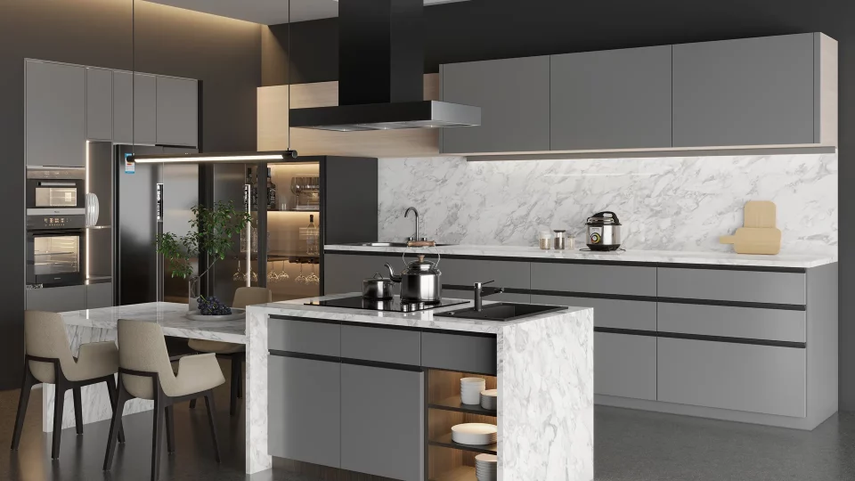 CARRARA ARABESCATO – שיש למטבח מפורצלן