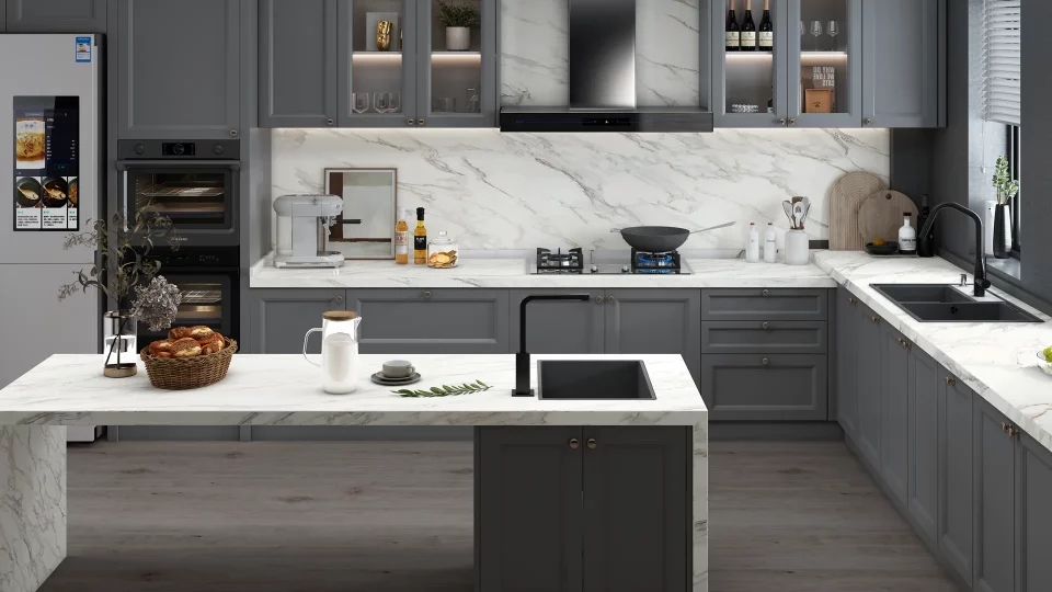 CARRARA BIANCO – שיש למטבח מפורצלן
