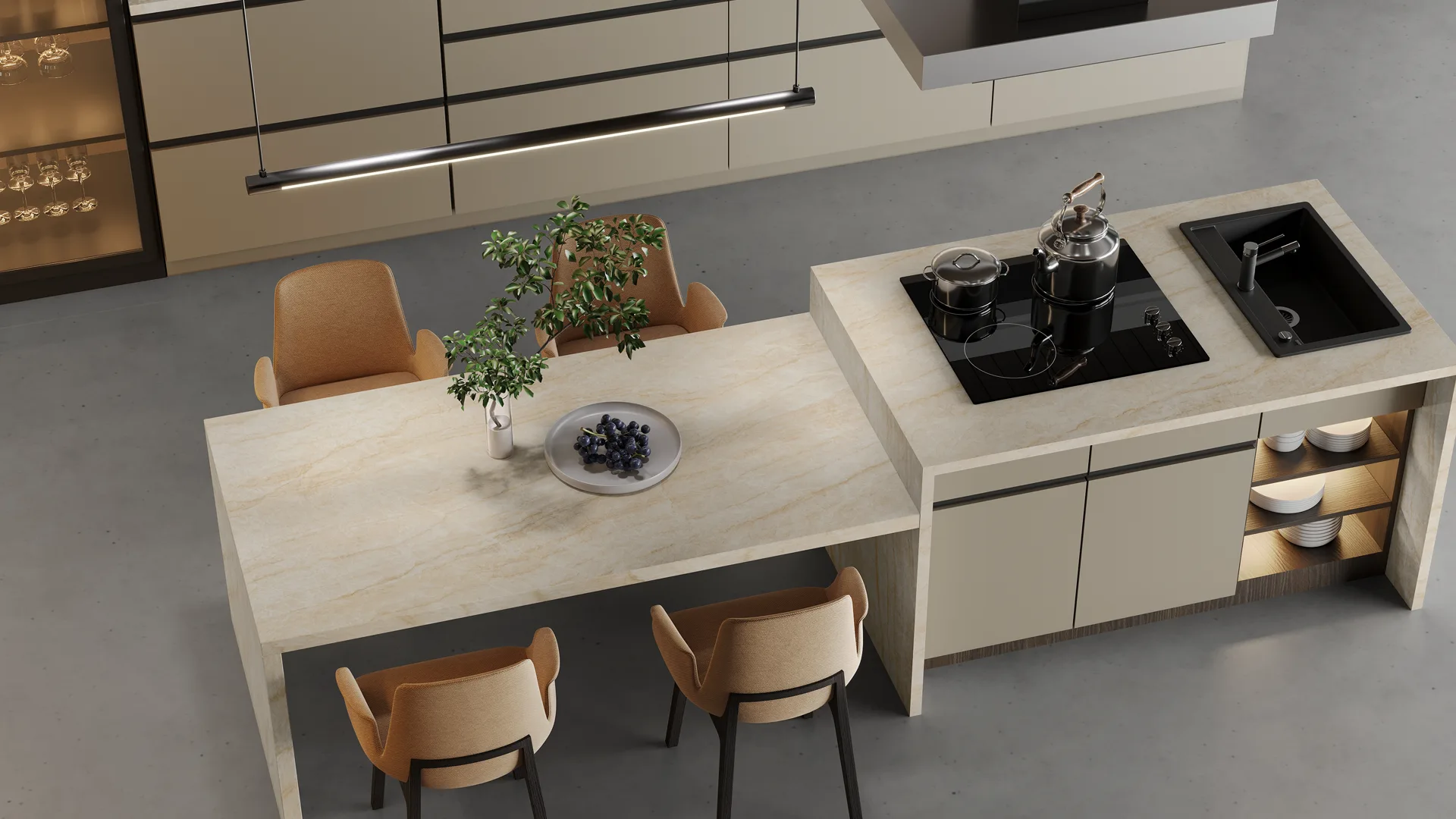 PERLA VENATA ALMOND MATT SHOW