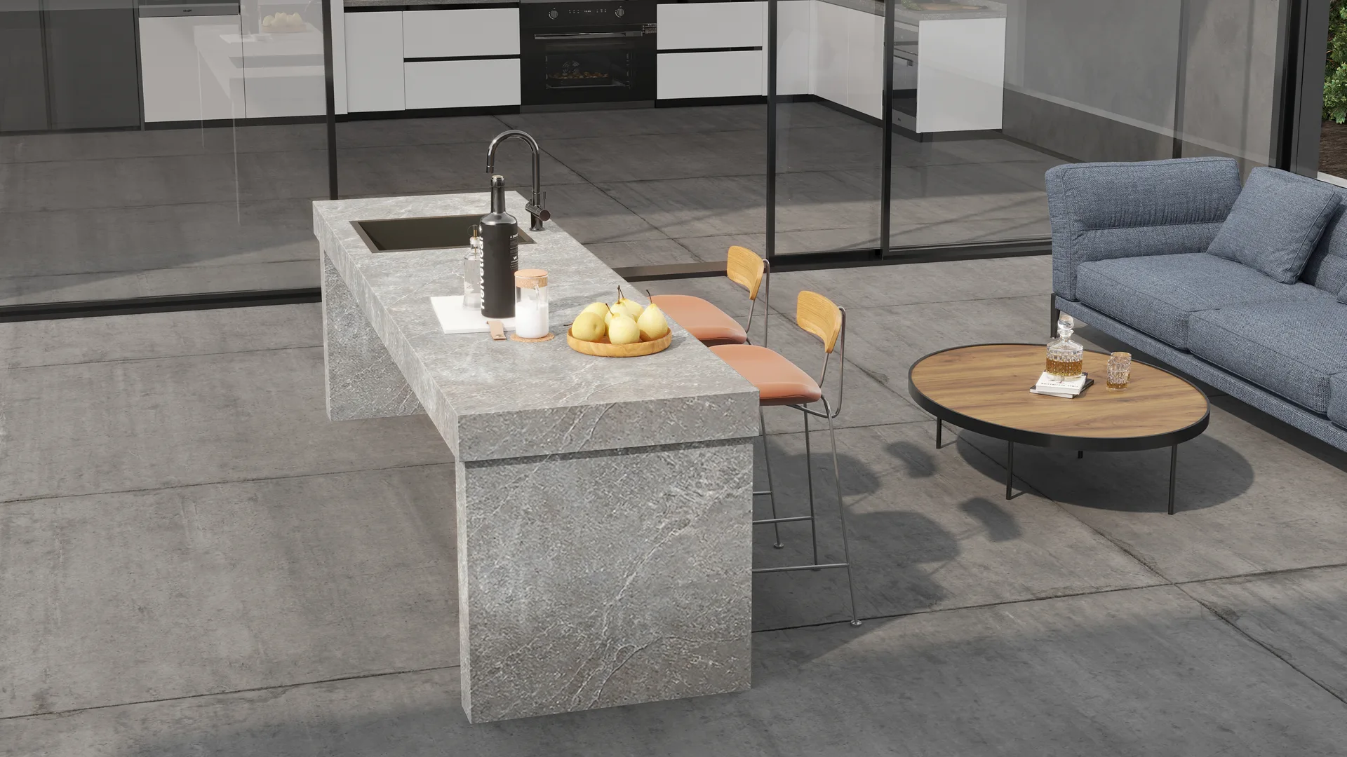 SLATE GRAY MATT SHOW