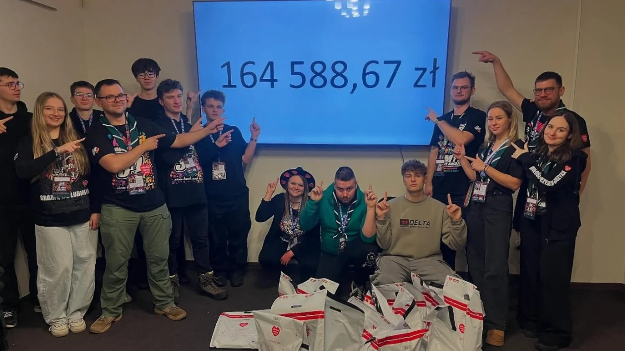 Koźmin Wielkopolski zagrał z WOŚP. Ponad 164 tys. zł zebrane podczas finału [ZDJĘCIA]