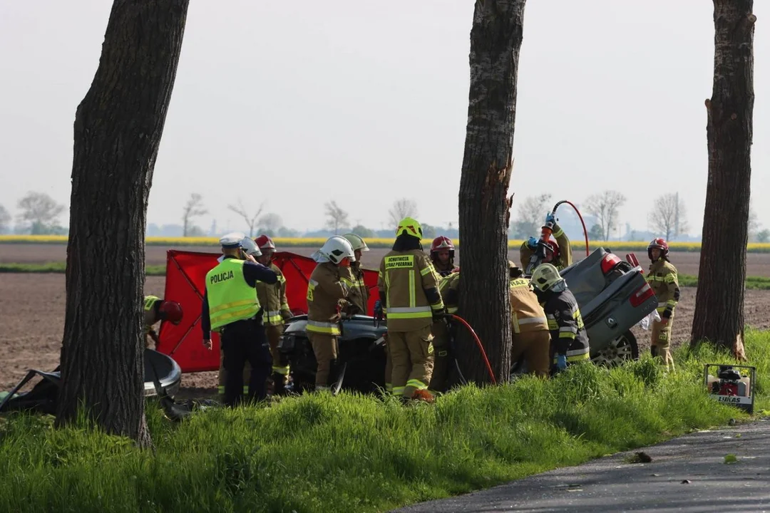 Accidente en la carretera Łaszczyn-Sarnówka (fotos)