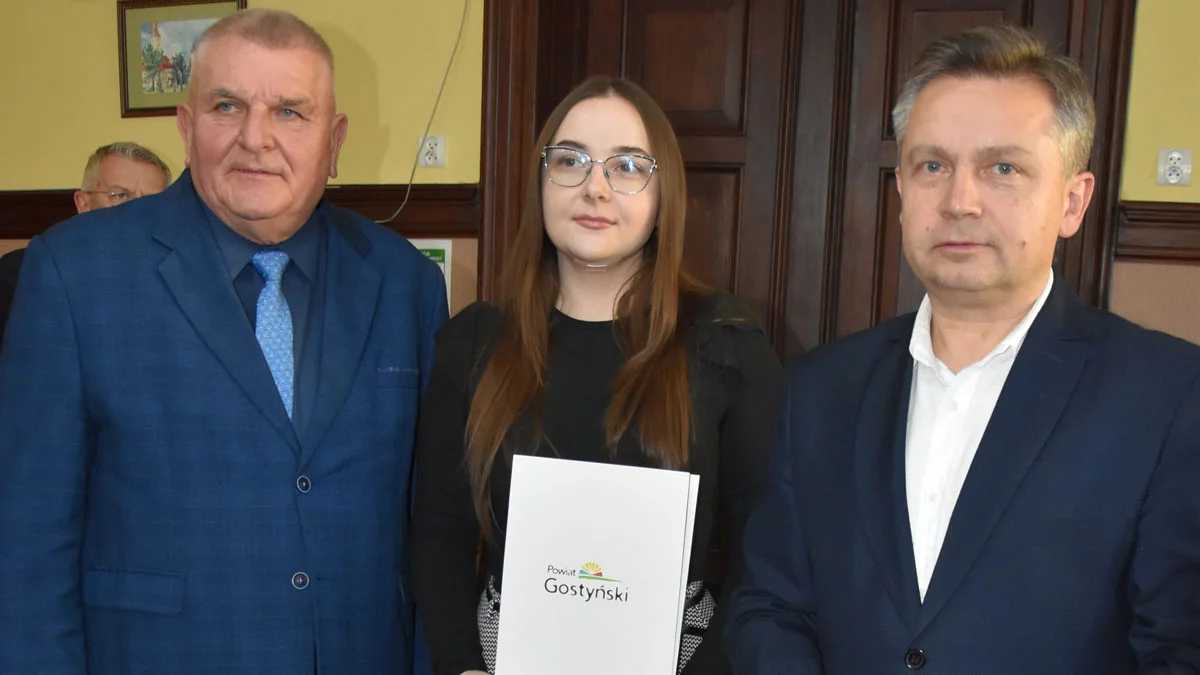 To jest niezwykle inspirująca praca magisterska związana z powiatem gostyńskim. Autorka z nagrodą finansową