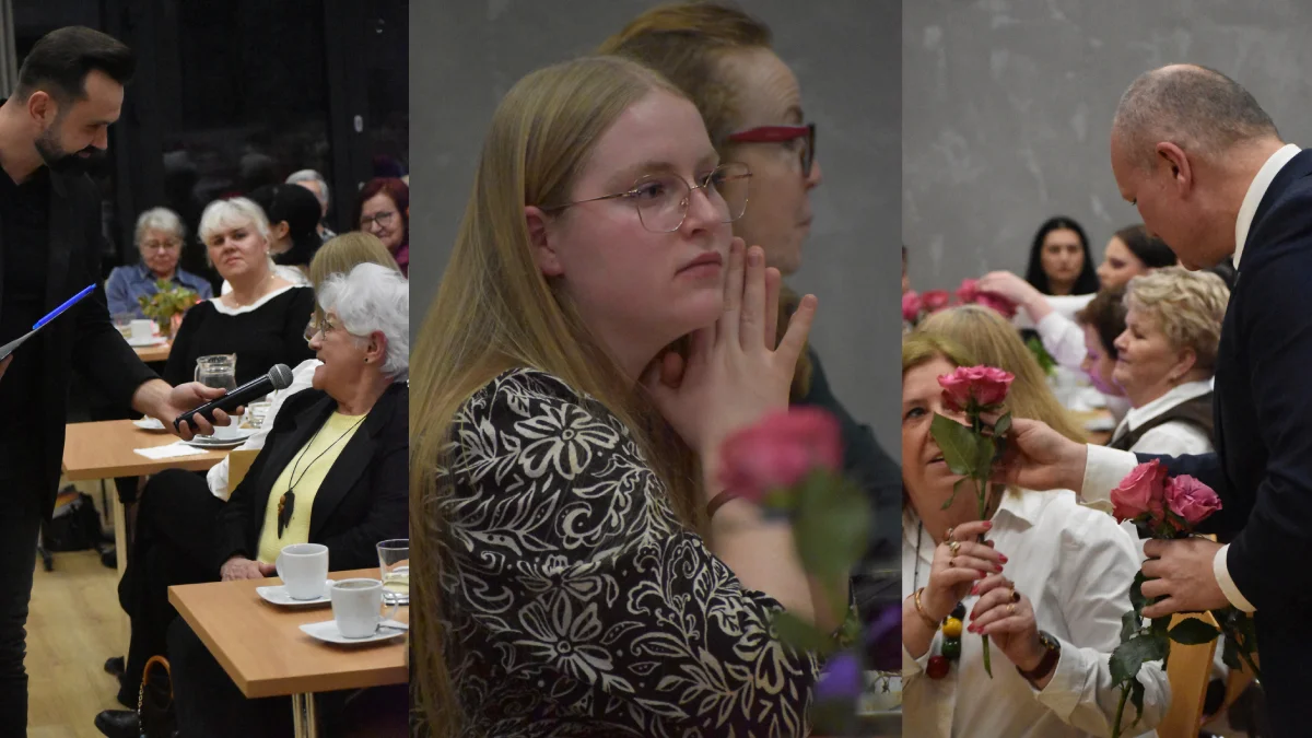 W muzyczno-poetyckiej atmosferze Dzień Kobiet spędziło kilkadziesiąt pań