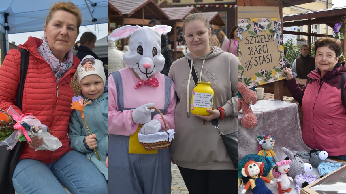 Krobski Jarmark Wielkanocny 2025. Od "szydełek babci Stasi" przez baranki KGW Kuczynka po ciasta od Tomka Smektały