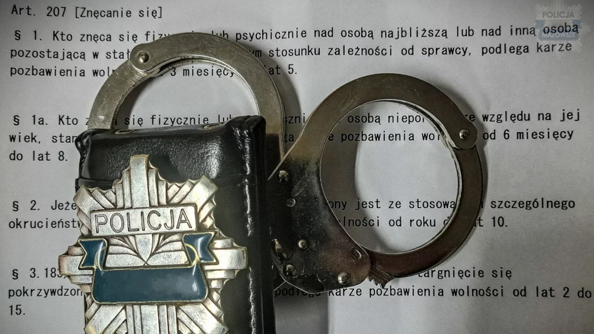 Mąż latami znęcał się na żoną. Wkroczyła policja
