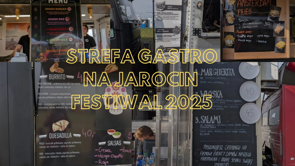 Co można zjeść w tym roku na Jarocin Festiwal 2025? [ZDJĘCIA]