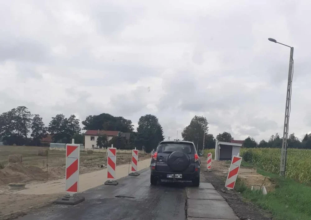 W Lubini Małej trwa przebudowa drogi wojewódzkiej nr 443. UWAGA na utrudnienia