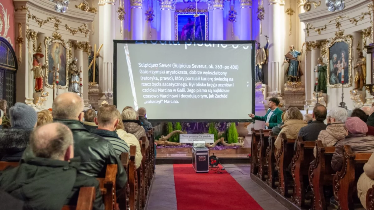 Historyczna podróż śladami patrona miasta. Prelekcja dr. Emiliana Prałata w kościele św. Marcina
