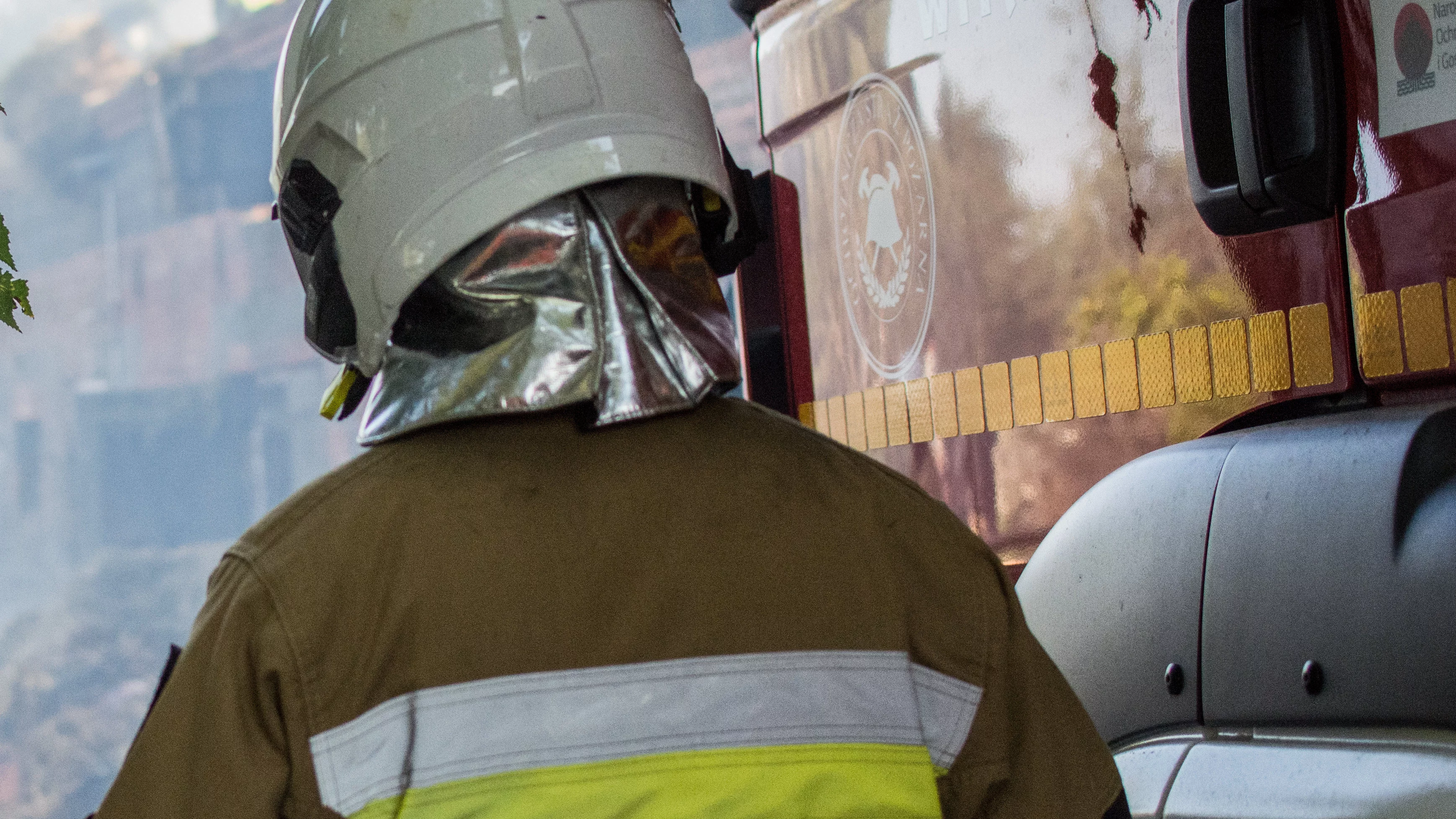 Pożar mieszkania w kamienicy w Górze