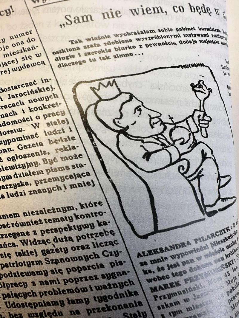 Obrazek do pytania - Co było materiałem wiodącym, tzw. jedynką pierwszego wydania?