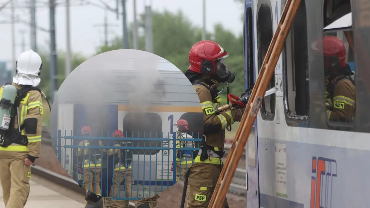 Trwa dochodzenie w sprawie pożaru wagonu w Rawiczu. Sprawą zajmują się śledczy