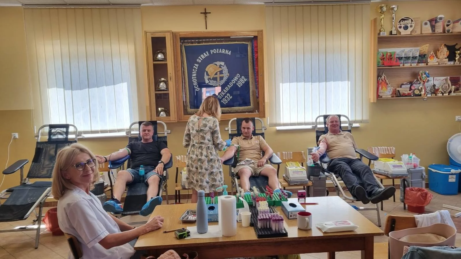 Kolejna akcja krwiodawstwa w gminie Jutrosin - zebrano ponad 20 l tego cennego płynu