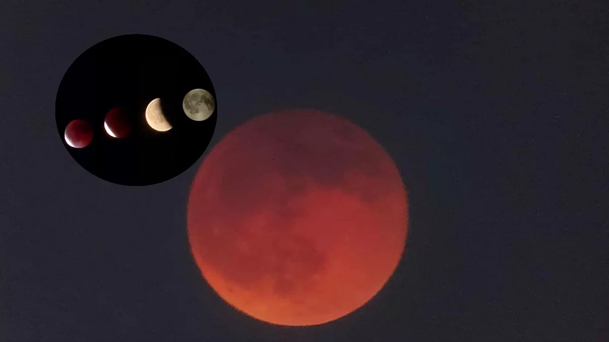 Krwistoczerwony księżyc nad Rawiczem i okolicami [WASZE ZDJĘCIA]